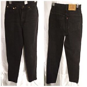 Levi Strauss Black Dark Wash Whisker Skinny Jeans 9